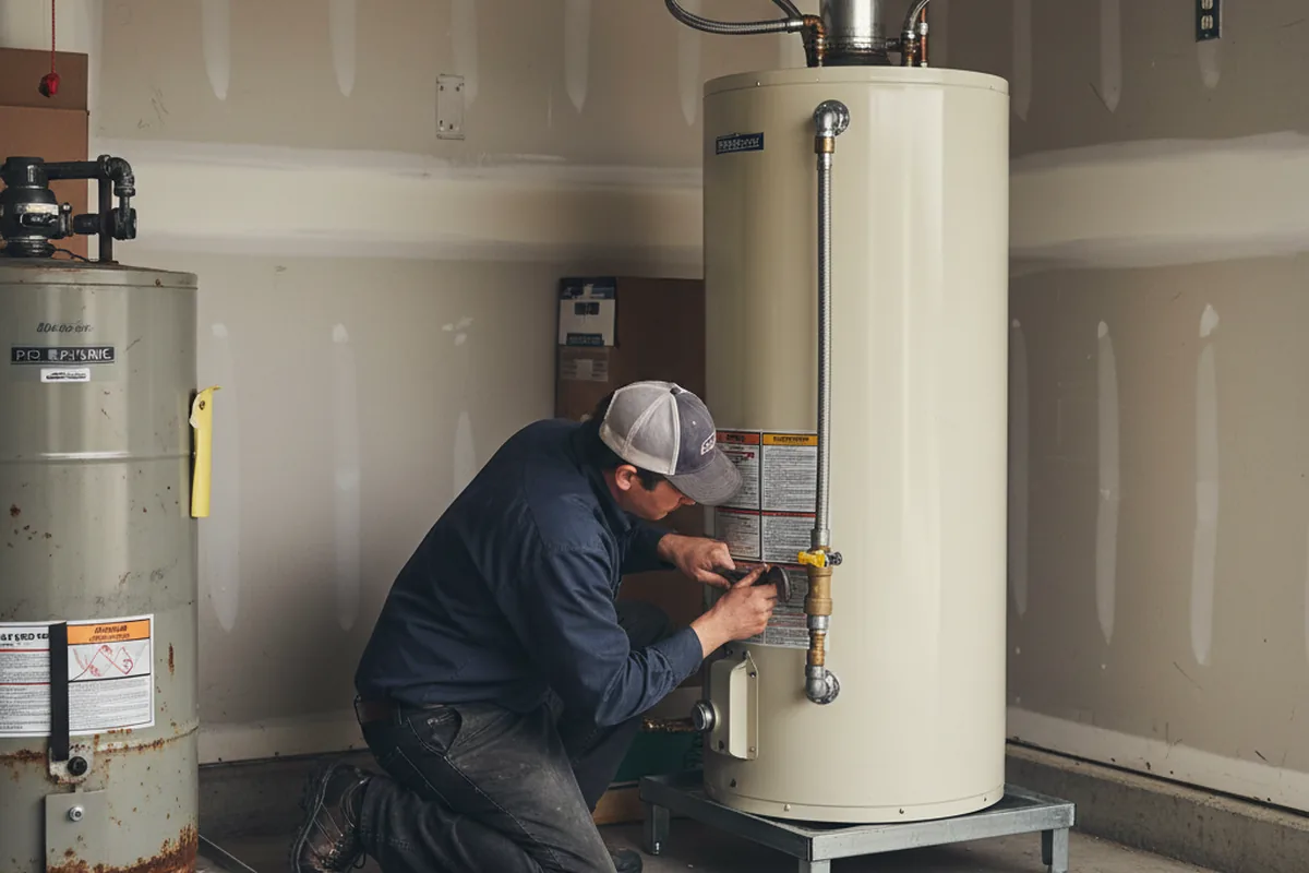 Water heater and shutoff valve replacement in Egypt